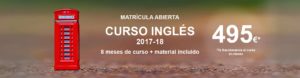 Curso de inglés 2017-18 Inscripción abierta